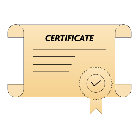 Certificate Scroll Achievement PNG Illustration