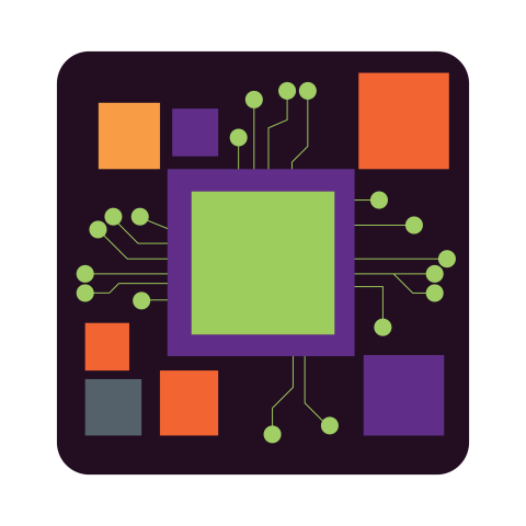 Advanced Processor Circuit Board Icon PNG