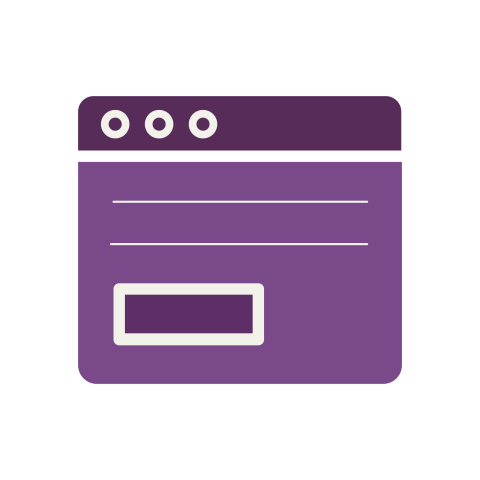Web Browser Interface Window PNG Icon