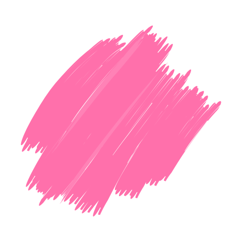 Pink Paint Brush Stroke PNG Transparent Background
