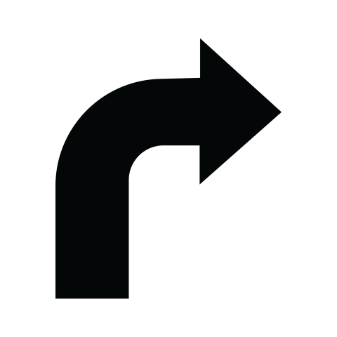 Right Turn Arrow PNG Icon