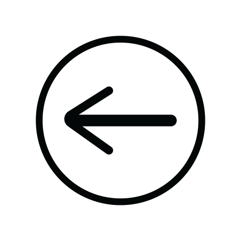 Left Arrow Circle PNG Back Navigation Icon
