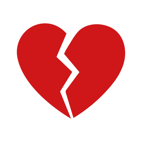 Broken Heart PNG Transparent