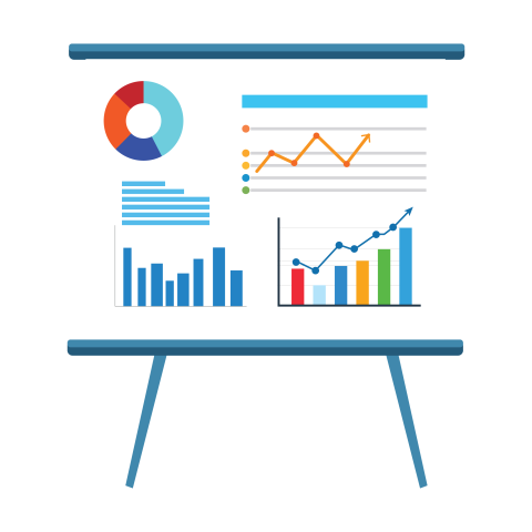 Free business presentation board png background