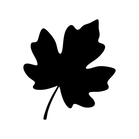 Silhouette leaf png free download