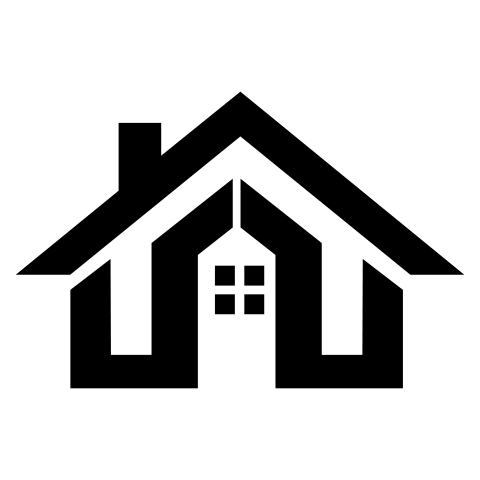 Luxury Home Roofing Logo PNG