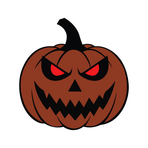 Scary halloween pumpkin png images download