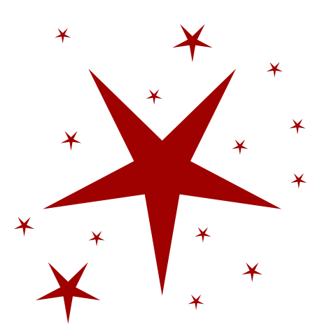 Red star transparent background