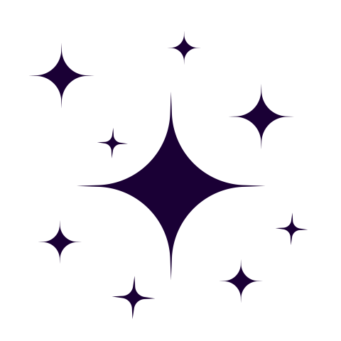 Aesthetic purple star png