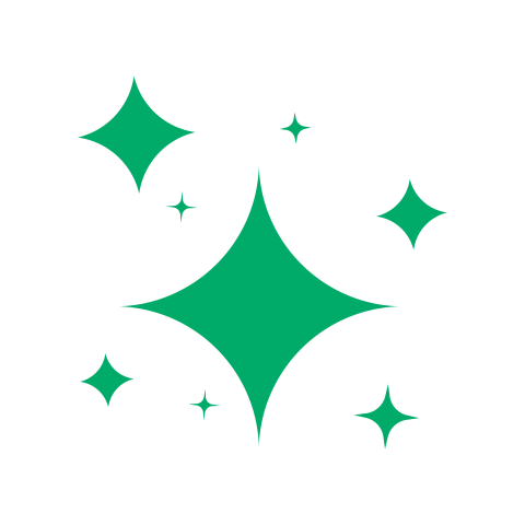 Green star png image free download
