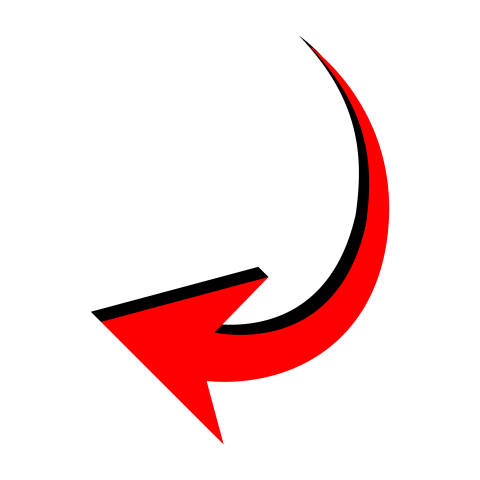 Curved arrow png for thumbnail