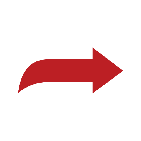 Curved Right Arrow PNG Transparent