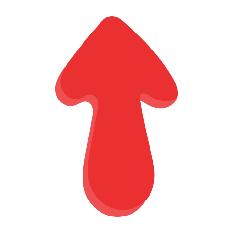 Red Soft Shape Arrow Free Download