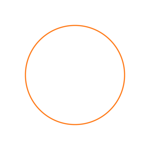 Orange Circle PNG Transparent Background Free Download