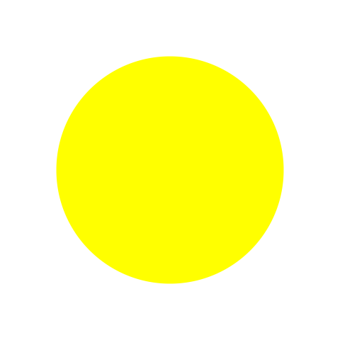 Yellow Circle PNG Transparent Background Download