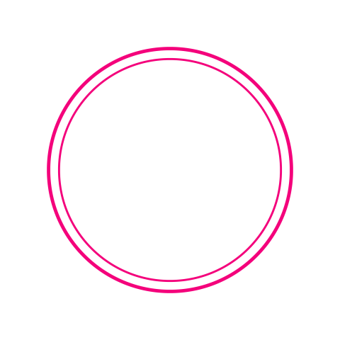 Neon pink circle png