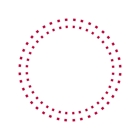 Red Dotted Circle PNG
