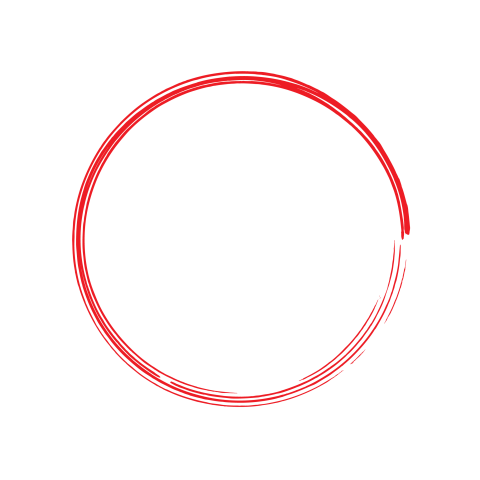 Red brush circle png