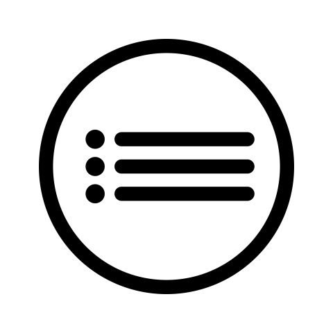 Menu icon with transparent background free