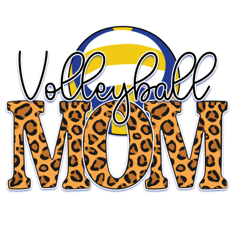 Volleyball mom Sublimation png image